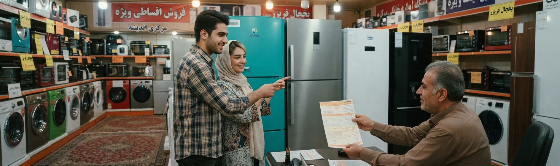خرید یخچال قسطی در اندیشه تهران