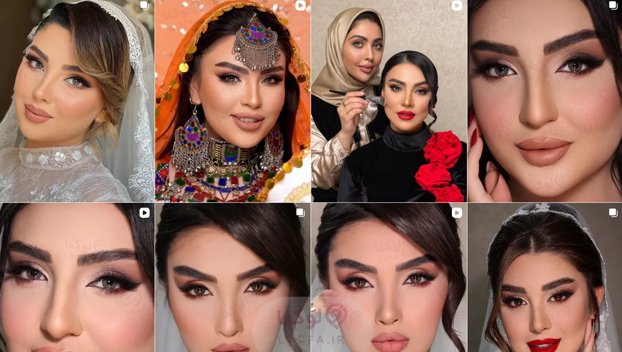 بهترین میکاپ آرتیست اصفهان | 5 میکاپ کار عروس 19 بهترین میکاپ آرتیست اصفهان اینستاگرام