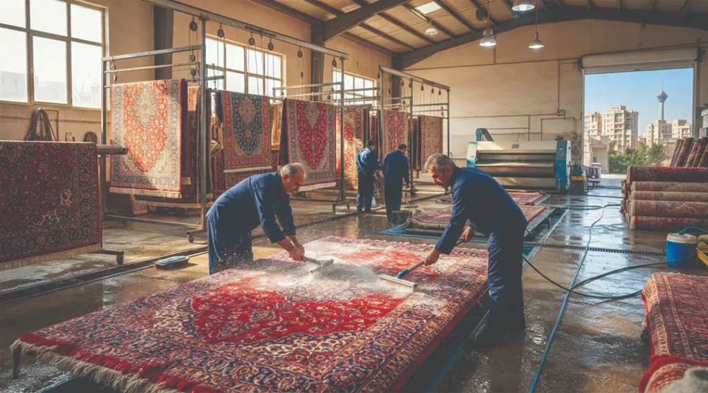 قالیشویی در شهرک غرب