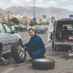 پنچرگیری سیار تهران